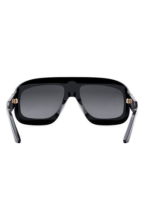 DIOR 'DiorSignature M1U 58mm Rectangular Sunglasses